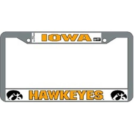 CISCO INDEPENDENT Iowa Hawkeyes License Plate Frame Chrome 9474628193
